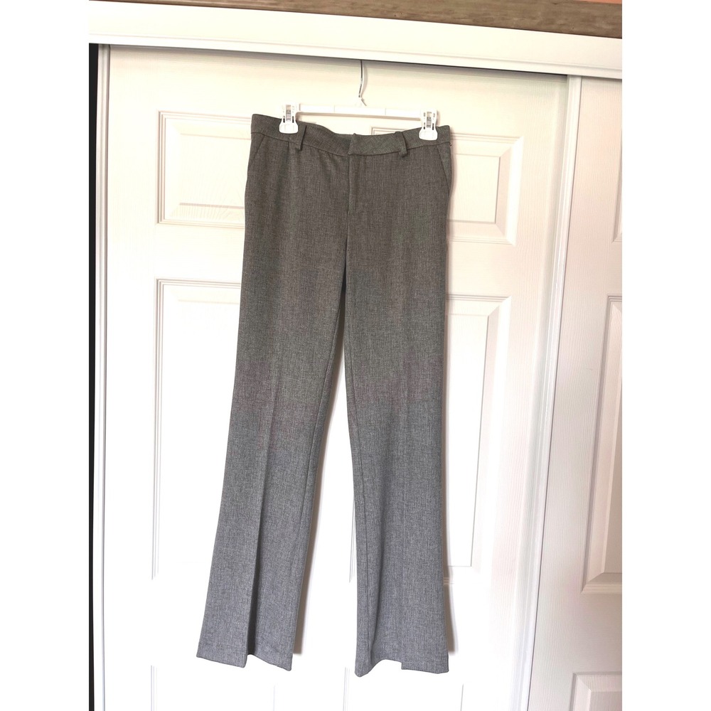 KUT from the Kloth Grey Textured Straight Leg Dress Pants Women's Size 4 EUC